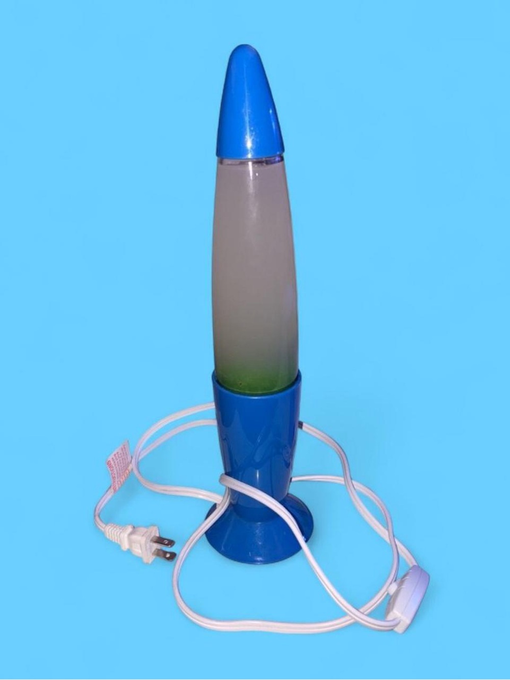 Retro Blue and Green Lava Lamp
